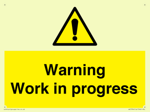 Warning Work in progress